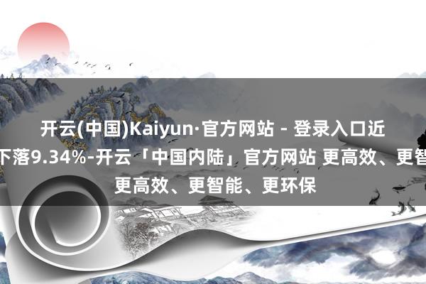 开云(中国)Kaiyun·官方网站 - 登录入口近一个月净值下落9.34%-开云「中国内陆」官方网站 更高效、更智能、更环保