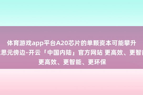 体育游戏app平台A20芯片的单颗资本可能攀升至280好意思元傍边-开云「中国内陆」官方网站 更高效、更智能、更环保